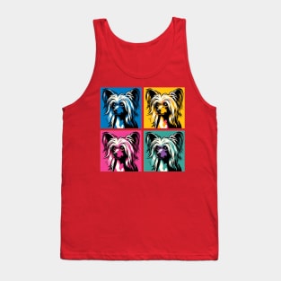 Chinese Crested Pop Art - Dog Lovers Tank Top